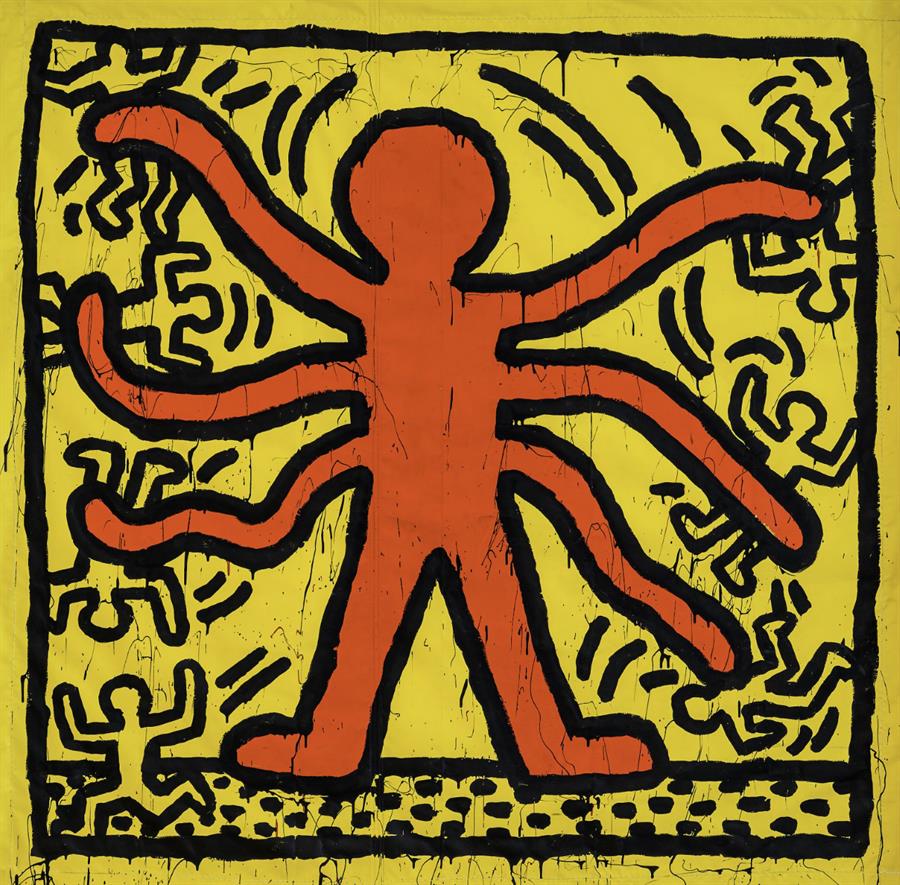Obra Sin t&iacute;tulo (1982) del artista Keith Haring