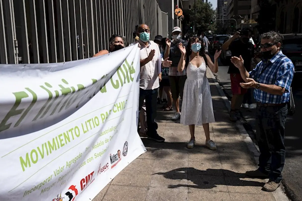 Protesta Litio Chile