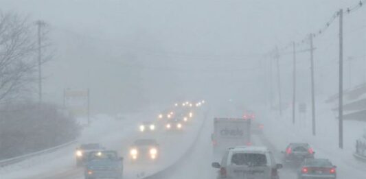 Una tormenta invernal