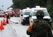 Autoridades rebajan a 8 la cifra de muertes en choque de autobús en México choque de autobús en México (3)