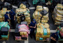 Nueva York incauta cargamento de cocaína de 10 millones de dólares, récord en una década droga