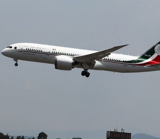 información sobre sorteo del avión presidencial de México