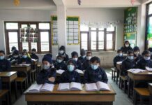 máscaras en escuelas