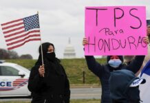 Hondureños pedirán a Biden un nuevo TPS en una marcha por Washington Hondureños TPS
