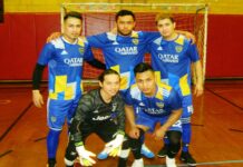 Integrantes del quinteto Guate FC