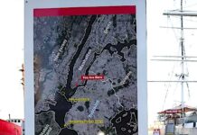 El Puerto Marítimo, origen de la Capital del Mundo Vista satelital del puerto de Nueva York (2018)