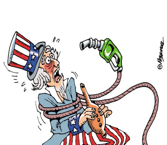 Prisionero de la gasolina caricatura.