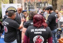 Nueva York pone en marcha nuevas leyes que protegen a repartidores de comida Eric Adams