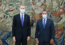 Felipe VI recibe al gobernador de Puerto Rico durante su visita a España