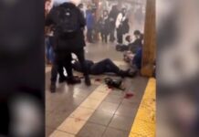 Uno de los heridos en el tiroteo del metro de Nueva York es guatemalteco Herido en tiroteo NY-Captura de pantalla de video