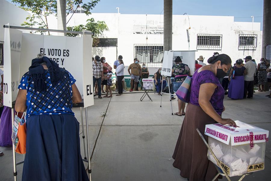 Jornada de consulta revocatoria en México es exitosa (1) elecciones en México