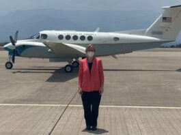 Laura Farnsworth Dogu, nueva embajadora de EE.UU. llega a Honduras y espera trabajar con la presidenta Laura Farnsworth Dogu