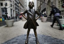 La "Niña sin miedo" seguirá frente a Wall Street otros once meses Niña sin miedo
