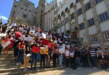 Protesta en México por muerte de estudiante a manos de la Guardia Nacional
