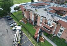 evacuan edificio