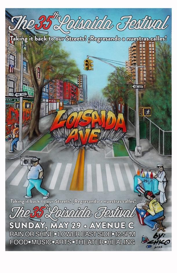 AFICHE DEL FESTIVAL DE LOISAIDA 2022