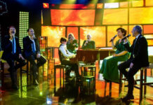 Arthur Hanlon y Mocedades en el video musical de su colaboración, “Los Amantes”.