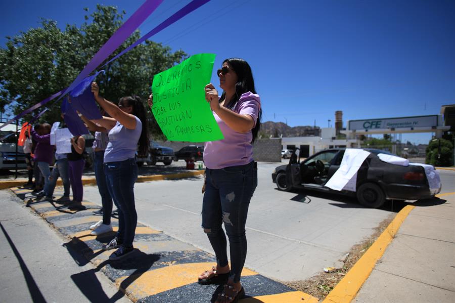 Ciudad Ju&aacute;rez se moviliza ante violaci&oacute;n atribuida a trabajadores (1)