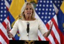 Jill Biden inicia en Ecuador gira por Latinoamérica con llamado a cooperación