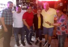 Julio Zurdo Contreras, Januario Nayo Paz, Elvis Selis El DJ de la Bachata , Melvin El Puma Licona y la Señora Andino.