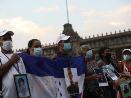 La caravana de madres centroamericanas se manifiesta (2)