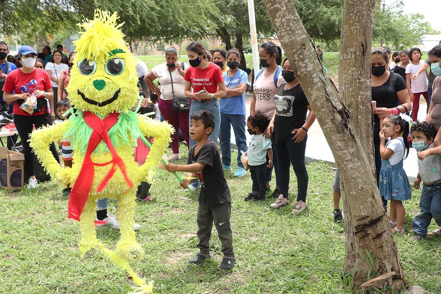 Ni&ntilde;os migrantes