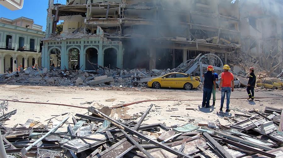 explosión en La Habana