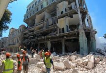 explosión en La Habana