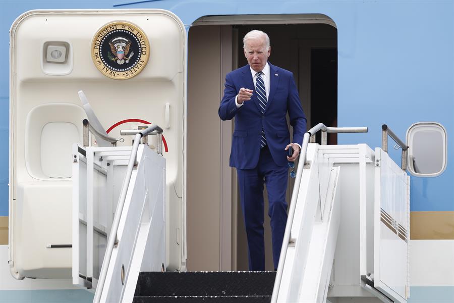 Biden aterriza en Los Ángeles (2) Joe Biden