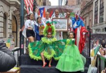 Delegaciones de todo Puerto Rico y de toda la Unión Americana se congregaron el domingo 12 de junio en la Quinta Ave. de Manhattan para celebrar el retorno presencial de la que es la mayor expresión cultural internacional de la isla y con la cual culminaron las celebraciones en Nueva York.