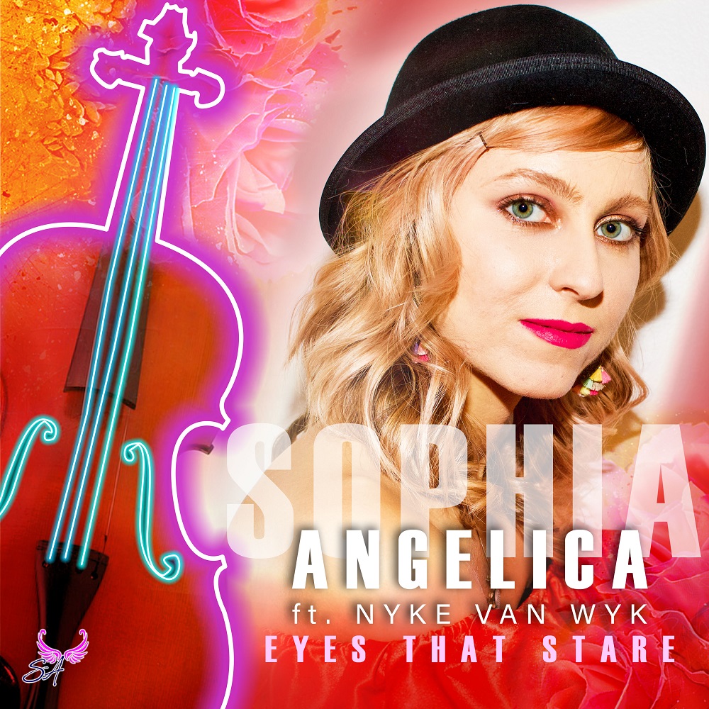 Sophia Angelica 5 La portada, diseñada por Erika Ortega, de la nueva canción de Sophia Angelica, “Eyes That Stare”.