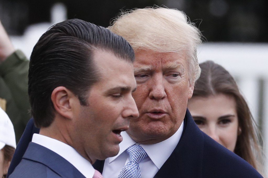 Trump y 2 de sus hijos Donald Trump