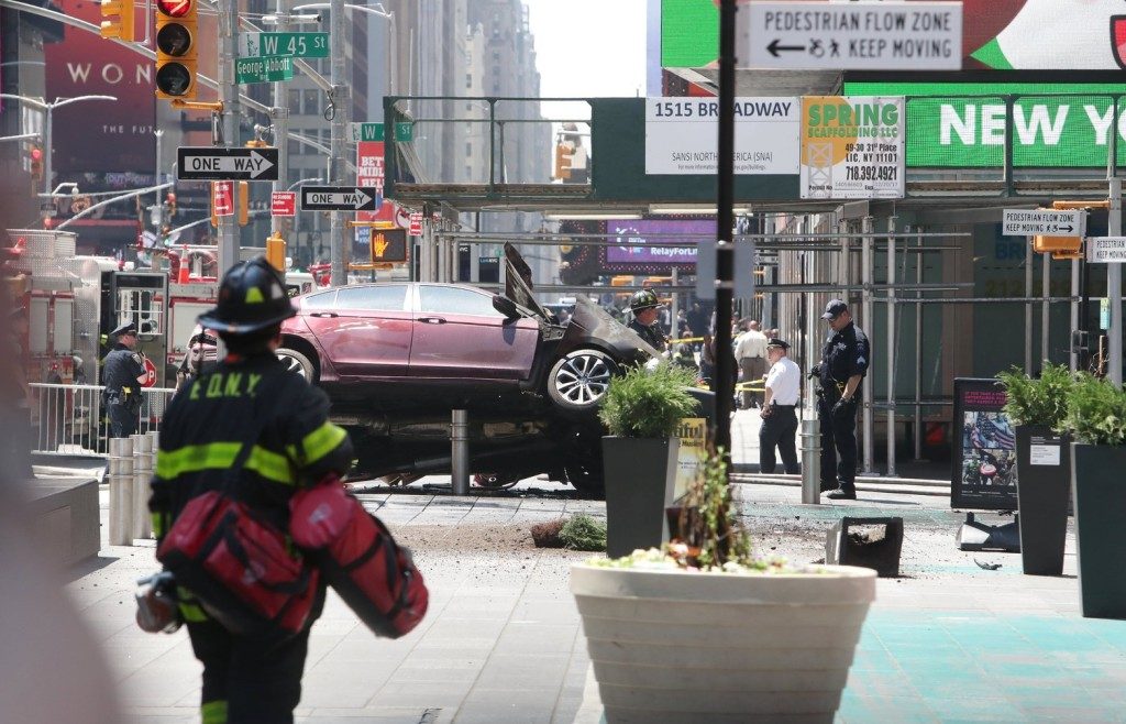 accidente en el Times Square accidente en el Times Square