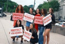protesta contra atletas trans (2)