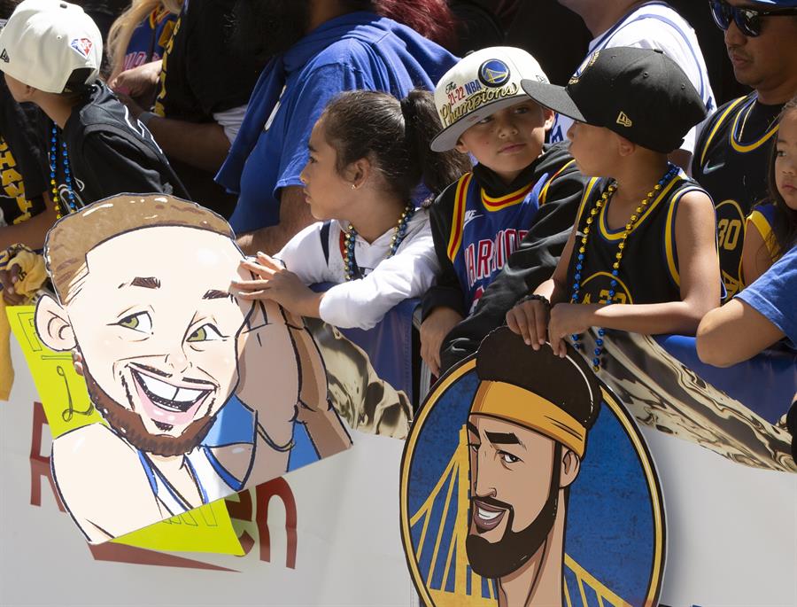 t&iacute;tulo de NBA de los Warriors