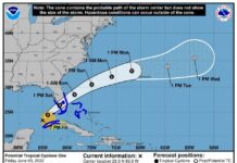 tormenta en Florida