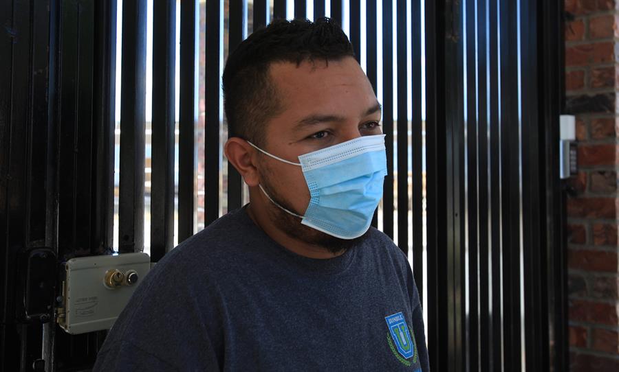 El migrante nicarag&uuml;ense Pedro Antonio G&oacute;mez
