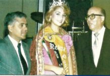 La reina de la comunidad ecuatoriano-americana de Nueva York La primera reina del Comité Cívico Ecuatoriano de Nueva York electa fue la preciosa manabita Fernanda Arteaga, a quien impuso la banda, corona, el cetro y la capa de reina, el Embajador Miguel Albornoz, diplomático de carrera y principal de la Misión de Ecuador ante Naciones Unidas.
