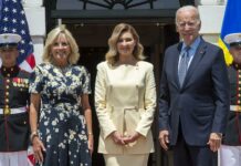 Jill Biden recibe a la primera dama ucraniana