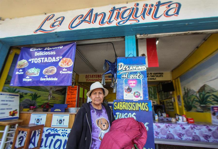La migrante mexicana Esther Morales