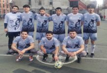 Nuestro recorrido semanal en el Fútbol de Nueva York Integrantes del 'aguerrido' equipo Taaffe 3.0, que siempre está presente participando en los campeonatos de la Liga Mi Barrio. Actualmente viene desempeñando una muy buena campañia. (Foto Cortesía: LiMiBa)