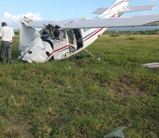accidente de avioneta
