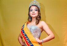 Lauren Carmona, nueva reina ecuatoriana de Nueva York El sábado 30 de julio en el Forest Hills Jewish Center del 106-06 de Queens Boulevard, en una alegre y concurrida velada, fue coronada Lauren Carmona como la nueva reina del Comité Cívico Ecuatoriano de Nueva York.