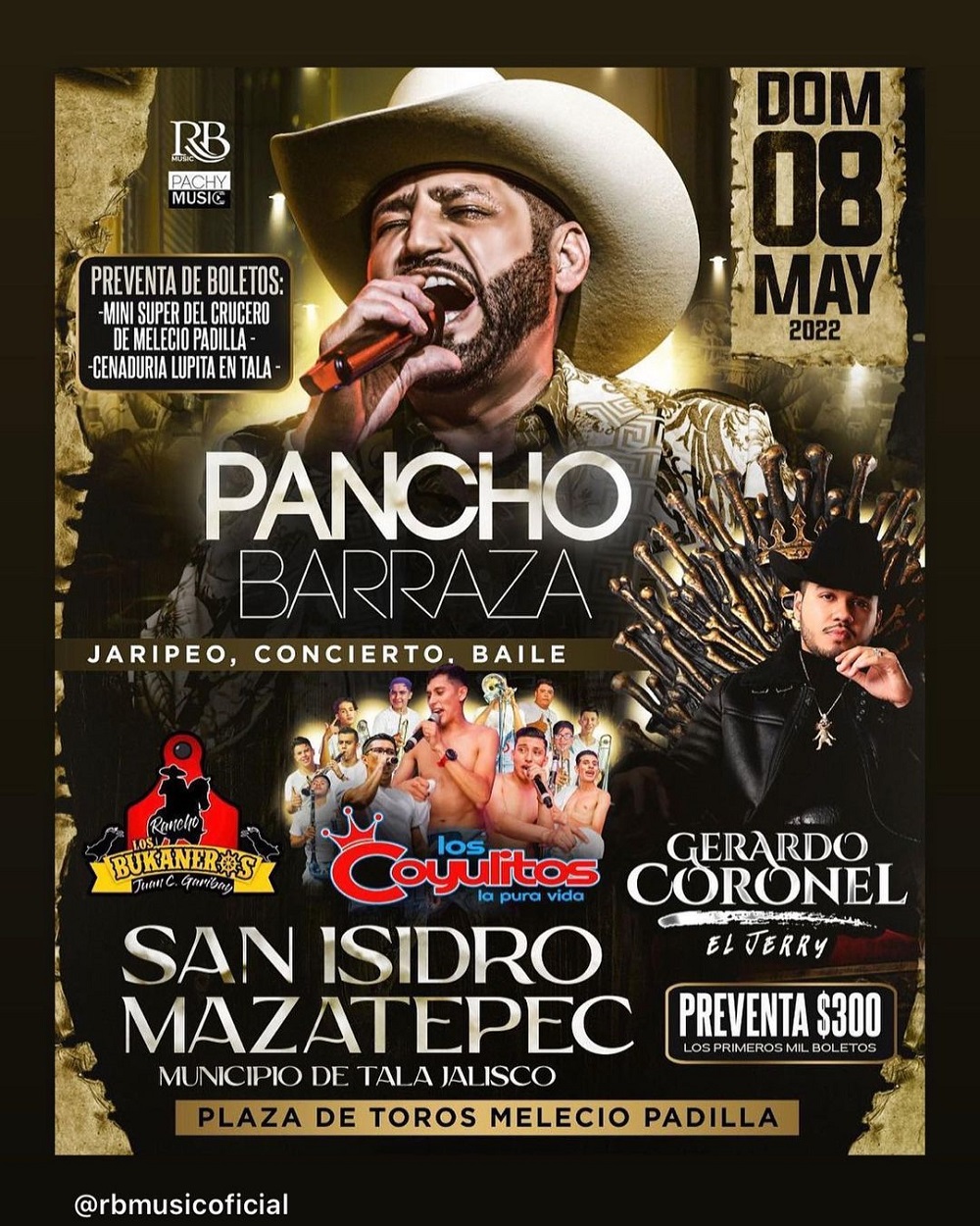 Han colaborado con artistas grandes en temas y conciertos en el pasado, como Pancho Barraza.