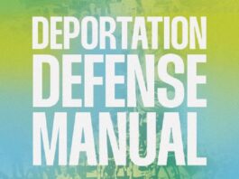 Presentan el nuevo "manual de defensa contra la deportación" en EE.UU. Manual de deportación.