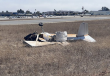 accidente de avioneta .