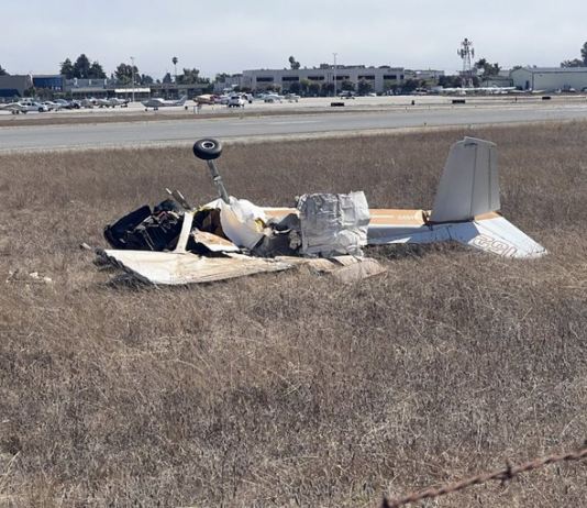 accidente de avioneta .