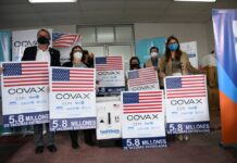 donación de vacunas a Honduras.