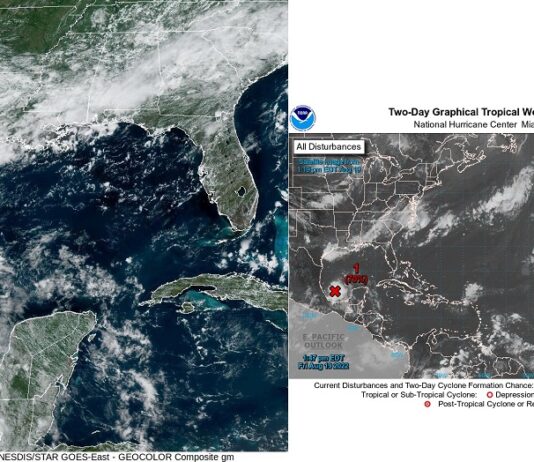 Alertan de posible depresión tropical en el suroeste del Golfo de México tormenta tropical3.
