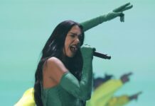 El encanto y los bailes de Dua Lipa hechizan a Colombia